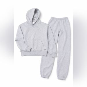 Tna Cozy Fleece Mega Sweat Set Women’s XS Gray Hoodie Joggers